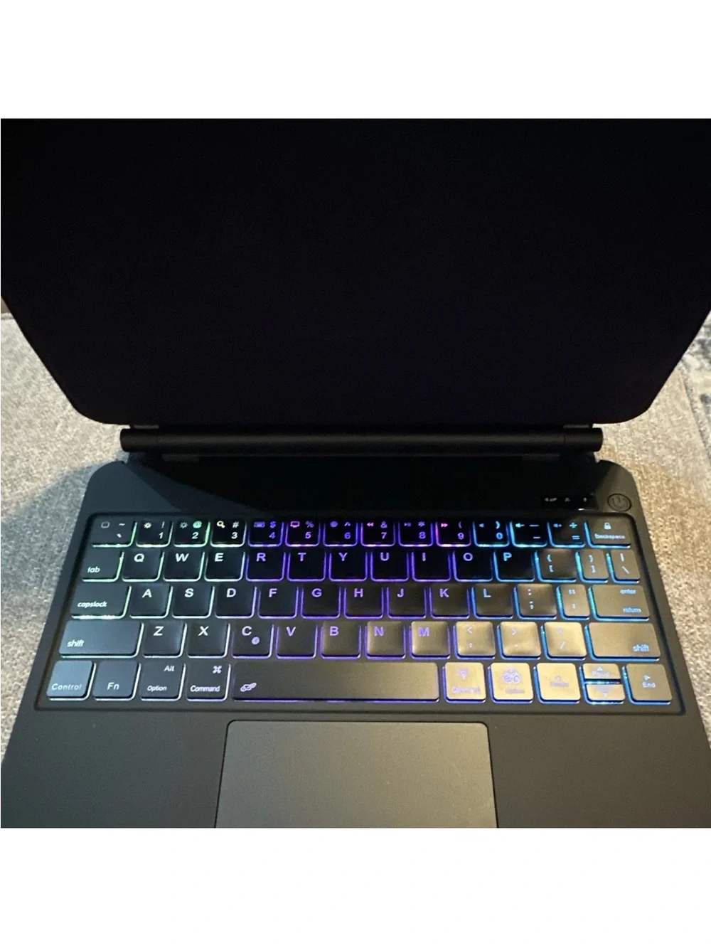 TabletKeyer iPad 10.2 7th 8th 9th Gen Air 3rd Gen Magnetic Keyboard Backlit Case